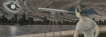 Load image into Gallery viewer, NUTT: Untitled (woman viewing city through a telescope)

